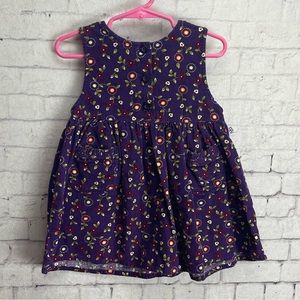 1990’s Vintage McKids purple corduroy dress size 24 months